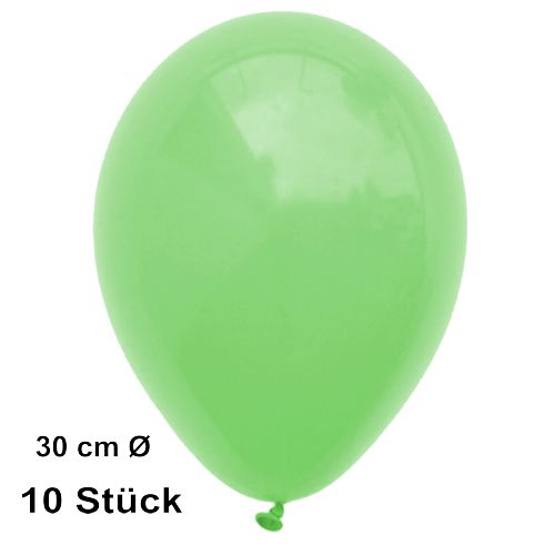 Luftballons-Mintgrün, 28-30 cm, preiswert und günstig