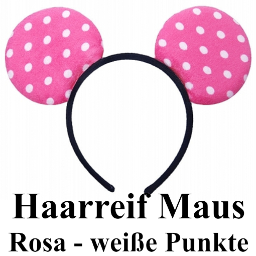 Haarreif-Maeuseohren-Rosa-mit-weissen-Punkten