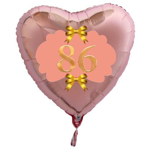 Herzluftballon-Rosegold-zum-86.-Geburtstag-Gold-Rosa-mit-Helium