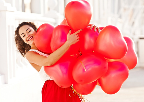 Herzluftballons in Qualität