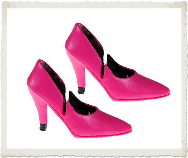 High Heels Fuchsia, Tischkartenhalter, Namenskartenhalter