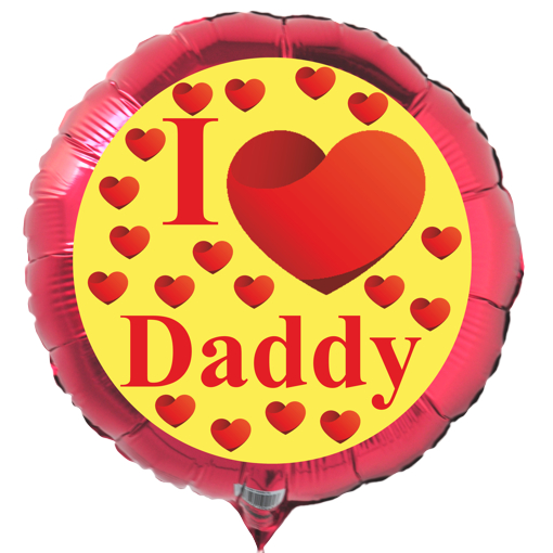 I-love-Daddy-roter-Rundluftballon-zum-Vatertag-mit-Helium