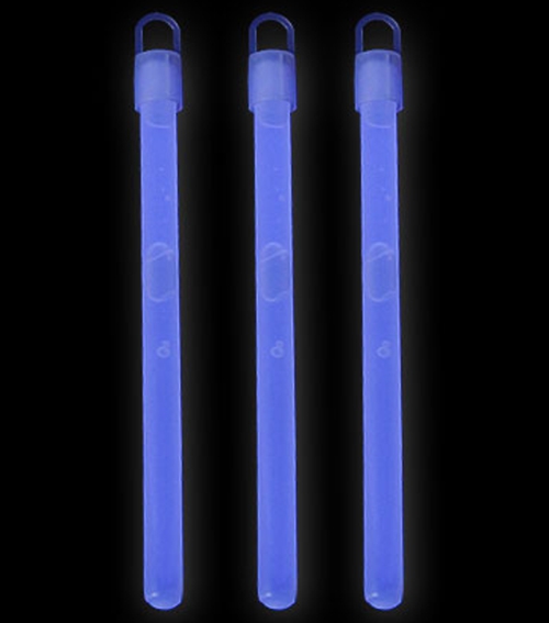 Knicklicht-Leuchtstab-blau-Dekoration-Leuchtartikel-Partyspass-Leuchtzauber