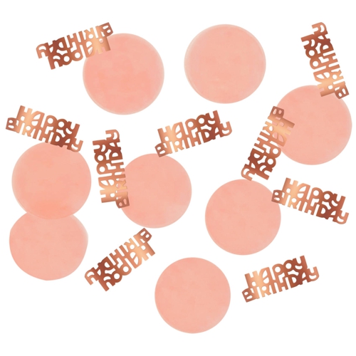 Konfetti-Elegant-Lush-Blush-Happy-Birthday-Tischdekoration-zum-Geburtstag-Partydeko