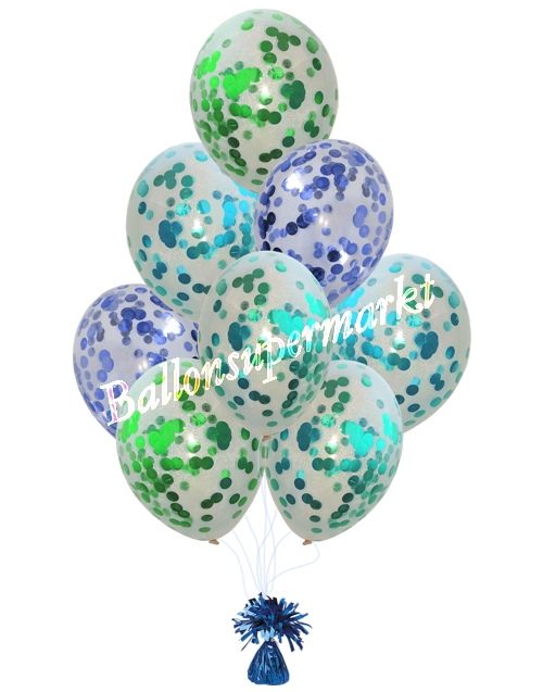 Konfetti-Luftballons-Do-it-yourself-Dekoration-Party-Dekorationsbeispiel