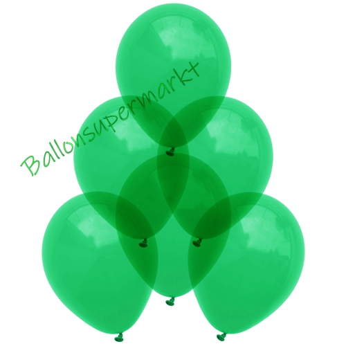 Kristall-Luftballons-Grün-30-cm-Ballons-aus-Natur-Latex-zur-Dekoration