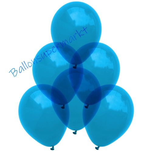 Kristall-Luftballons-Royalblau-30-cm-Ballons-aus-Natur-Latex-zur-Dekoration