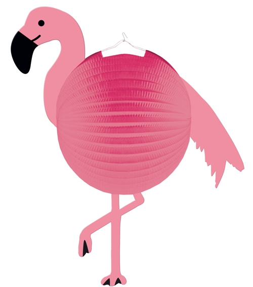 Lampion-Flamingo-Raumdekoration-Mottoparty-Flamingo-Hawaii-Beachparty