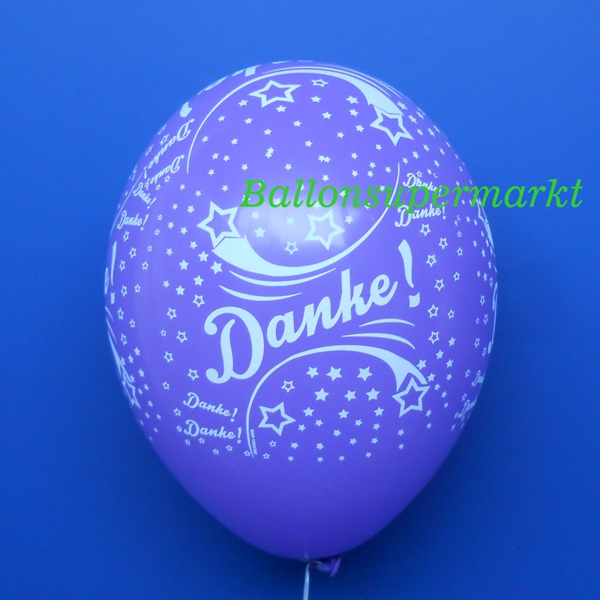 Latexballons-Danke-Luftballons-Lila-Dekoration-Partydekoration-Danksagung