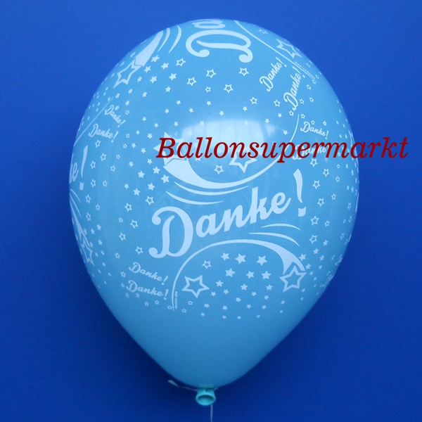 Latexballons-Danke-Luftballons-Mintgruen-Dekoration-Partydekoration-Danksagung