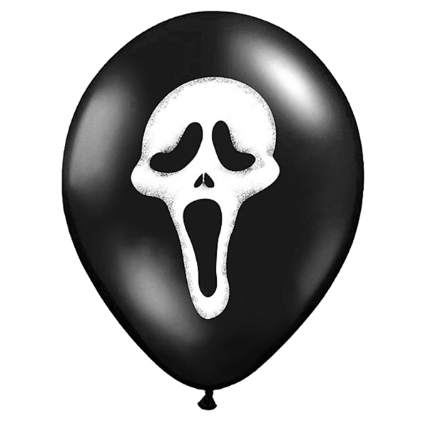 Latexballons-Halloween-Scream-Horrormaske-Dekoration-Halloweenparty-Fest