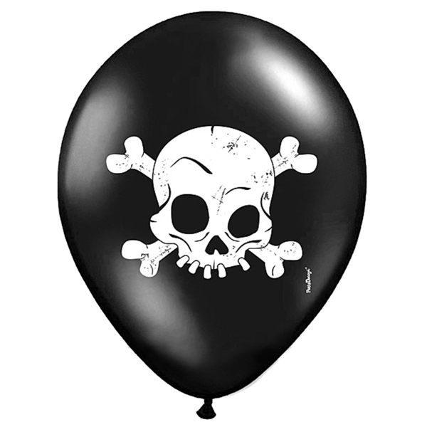 Latexballons-Halloween-Skull-Totenkopf-Dekoration-Halloweenparty-Fest