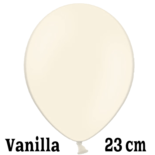 Luftballon 23 cm Vanille