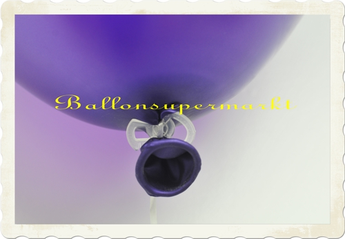 Luftballon mit Safe Tite Ballonverschluss und Ballonband