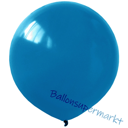 Luftballons-Blau-40-cm-rund-Ballons-aus-Natur-Latex-zur-Dekoration
