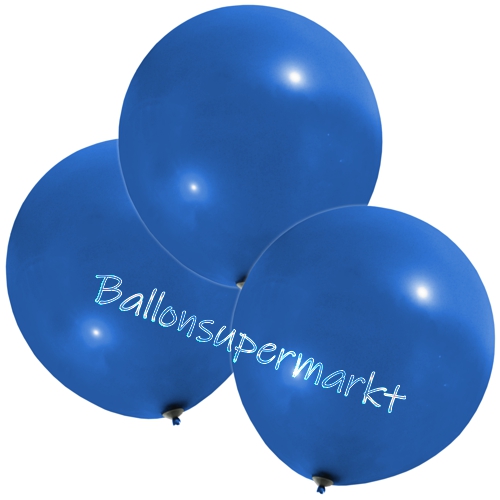 Luftballons-Blau-48-51-cm-rund-Ballons-aus-Natur-Latex-zur-Dekoration-3er