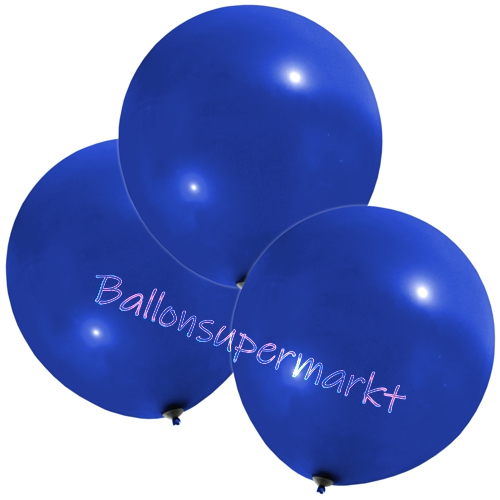 Luftballons-Dunkelblau-48-51-cm-rund-Ballons-aus-Natur-Latex-zur-Dekoration-3er