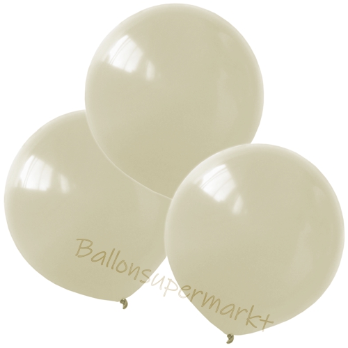 Luftballons-Elfenbein-40-cm-rund-Ballons-aus-Natur-Latex-zur-Dekoration-3er