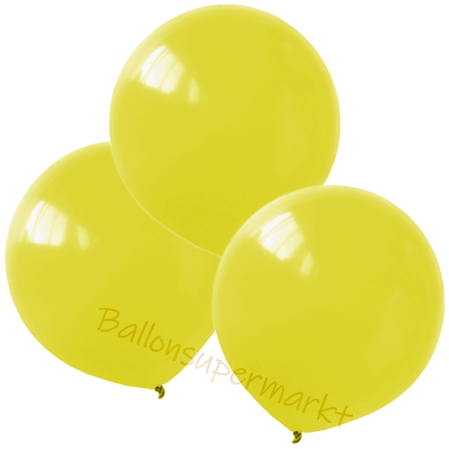 Luftballons-Gelb-40-cm-rund-Ballons-aus-Natur-Latex-zur-Dekoration-3er
