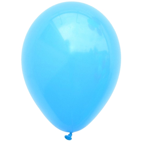 Luftballons-Himmelblau-25-cm-Ballons-aus-Natur-Latex-zur-Dekoration