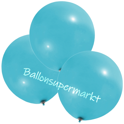 Luftballons-Hellblau-48-51-cm-rund-Ballons-aus-Natur-Latex-zur-Dekoration-3er