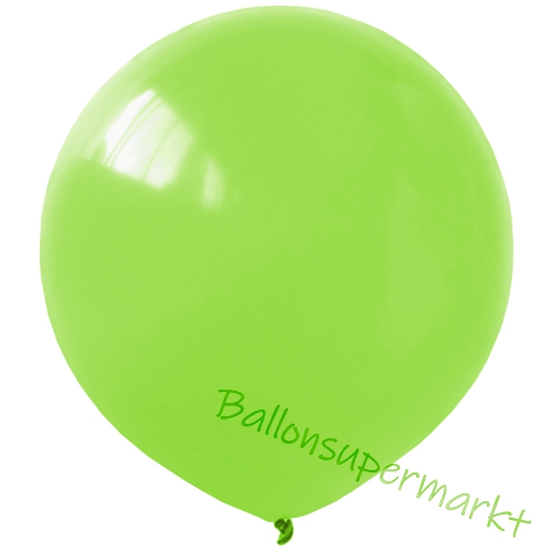 Luftballons-Limonengrün-40-cm-rund-Ballons-aus-Natur-Latex-zur-Dekoration
