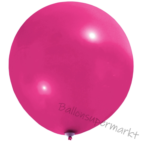 Luftballons-Magenta-48-51-cm-rund-Ballons-aus-Natur-Latex-zur-Dekoration