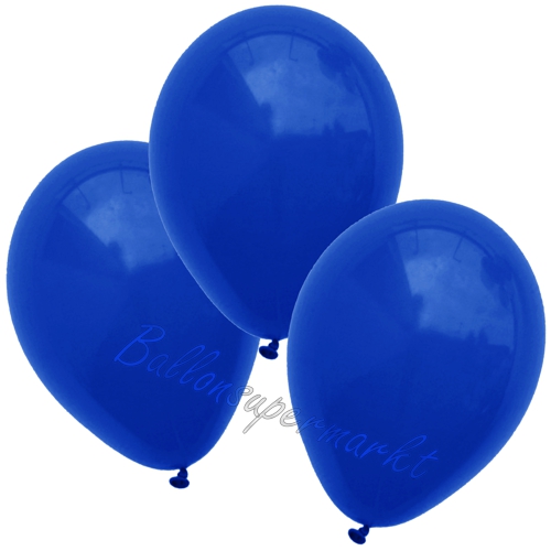 Luftballons-Marineblau-25-cm-Ballons-aus-Natur-Latex-zur-Dekoration-3er