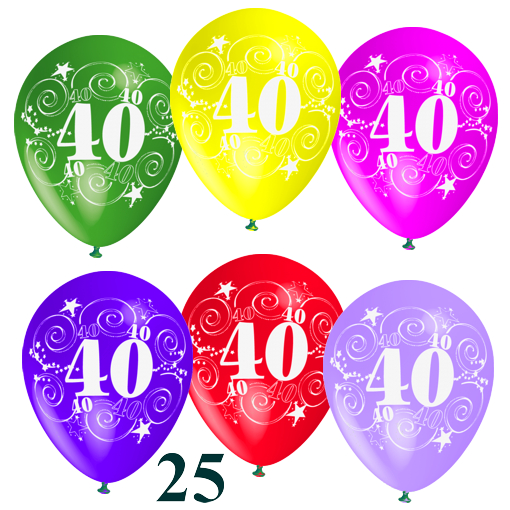 Luftballons-Zahl-40-Latexballons-30cm-zum-40.-Geburtstag-25-Stueck-helium-geeignet
