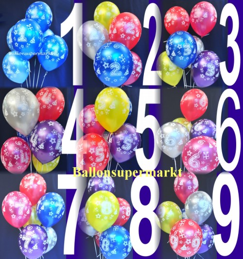 Luftballons-mit-Zahlen-1-9-Kindergeburtstag