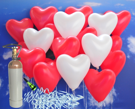 Luftballons-zur-Hochzeit-steigen-lassen-50-rote-und-weisse-Herzluftballons-mit-Ballongasflasche-Helium-Set