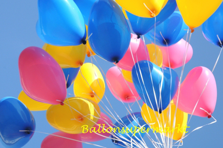 Luftballons-zur-Hochzeit-steigen-lassen-bunte-Herzluftballons-Farbauswahl-7-Liter-Helium-Set