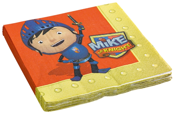 Mike-The-Knight-Partyservietten-zum-Kindergeburtstag