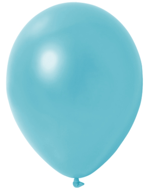 Mini-Luftballons-Metallic-Hellblau-8-12-cm-Ballons-aus-Natur-Latex