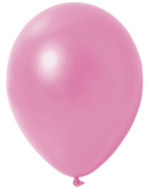 Mini-Luftballons-Metallic-Rosa-8-12-cm-Ballons-aus-Natur-Latex
