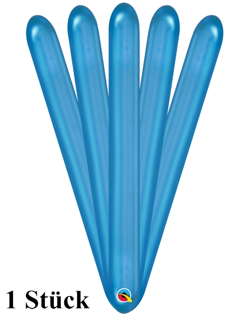 Modellierballons-Chrome-blau-Premium-Qualatex-Ballondekoration-Chromglanz-1-Stueck