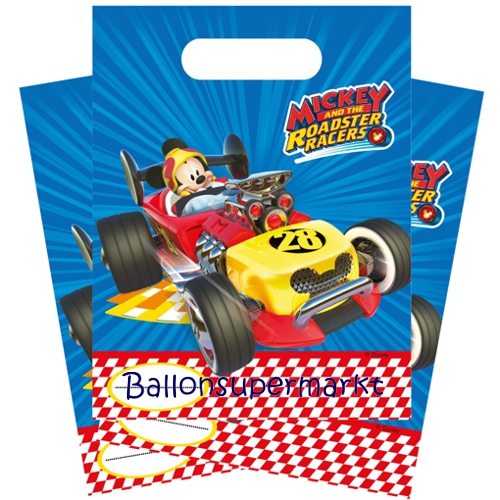 Party-Tueten-Micky-Maus-Roadster-Racers-Partydekoration-Kindergeburtstag-Disney