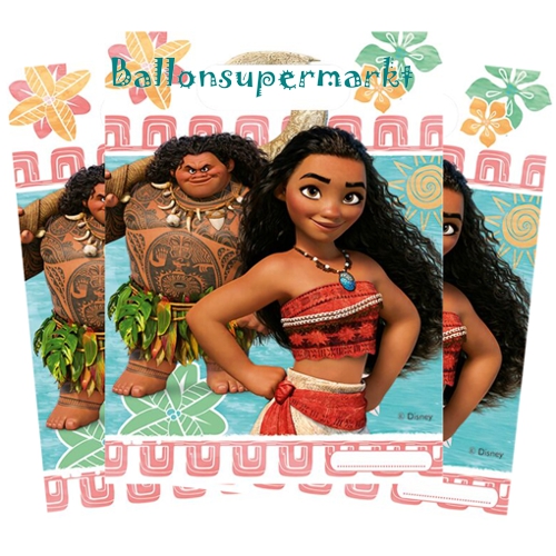 Party-Tueten-Vaiana-Partydeko-Moana-Kindergeburtstag-Vaiana-Maui