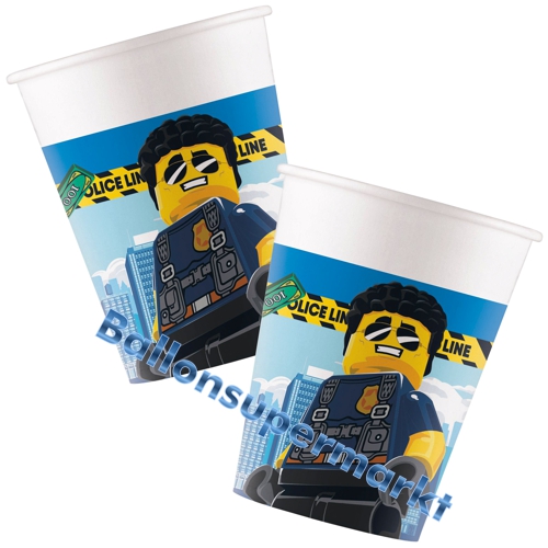 Partybecher-Lego-Ninjago-Partydekoration-Ninjago-Tischdeko-zum-Kindergeburtstag