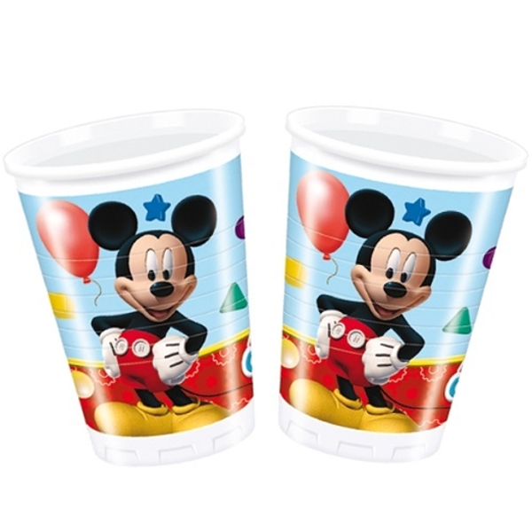 Partybecher-Micky-Maus-Donald-Duck-Kindergeburtstag-Disney