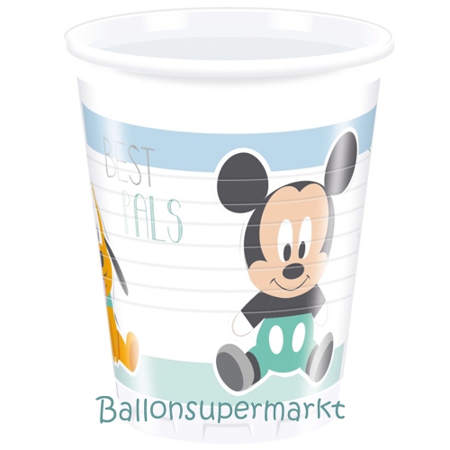 Partybecher-Micky-Maus-Infant-Dekoration-Kindergeburtstag-Kleinkind-Disney