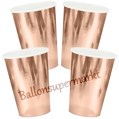 Partybecher-Rosegold-Partydeko-Dekoration-Party-Fest-Feier-TischdekorationPartybecher-Rosegold-Partydeko-Dekoration-Party-Fest-Feier-Tischdekoration