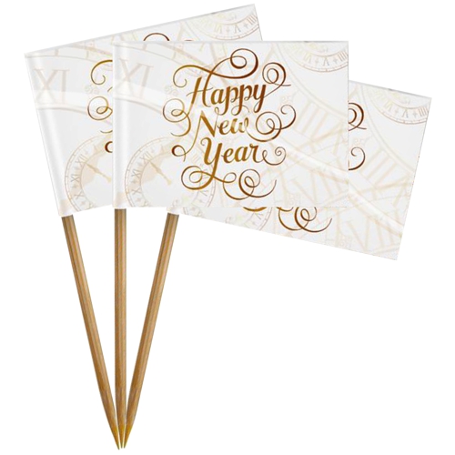 Partypicker-Happy-New-Year-Partydeko-Tischdekoration-Silvester-Neujahr
