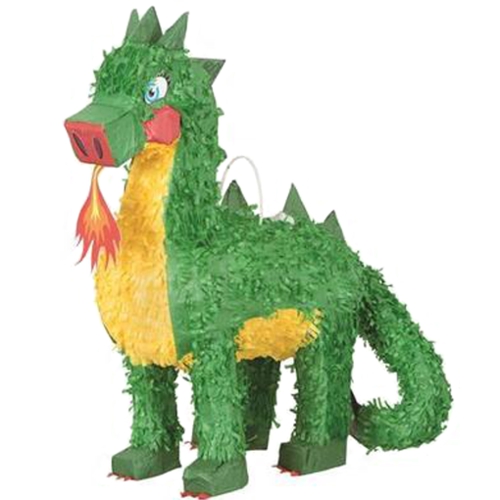 Pinata-Drache-Dekoration-Geburtstag-Kindergeburtstag-Dragon-Dinosaurier