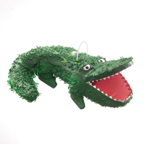 Pinata-Krokodil-Dekoration-Geburtstag-Kindergeburtstag-Dinosaurier