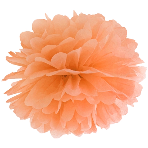 PomPom-Dekoration-Apricot-Deko-Hochzeit-Taufe-Geburt-Geburtstag-Fest-Feier