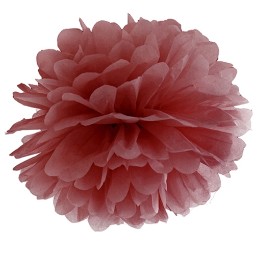 PomPom-Dekoration-Maroon-Deko-Hochzeit-Taufe-Geburt-Geburtstag-Fest-Feier