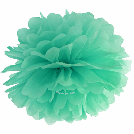 Pompom-35-cm-Dunkelmint