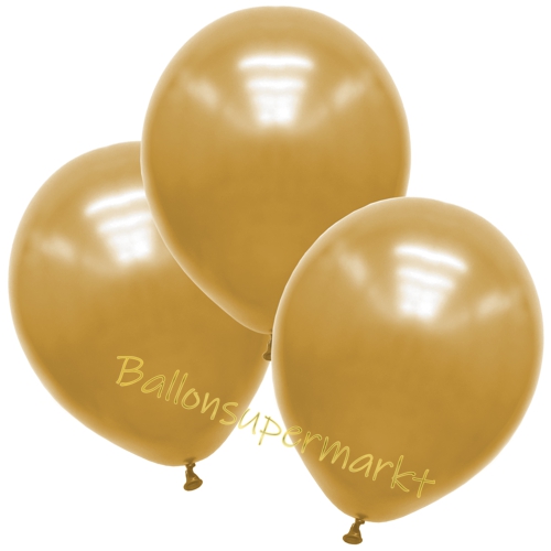 Premium-Metallic-Luftballons-Gold-30-33-cm-Ballons-aus-Natur-Latex-zur-Dekoration-3er