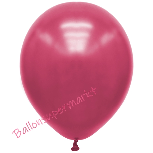 Premium-Metallic-Luftballons-Pink-30-33-cm-Ballons-aus-Natur-Latex-zur-Dekoration